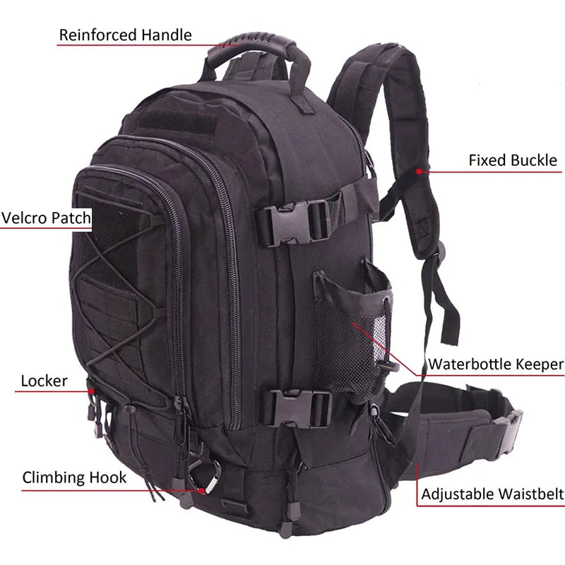 MOLLE 60L Hiking Backpack