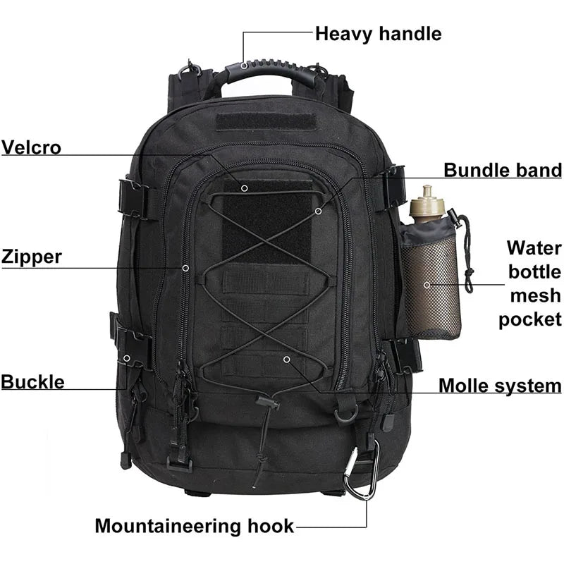 MOLLE 60L Hiking Backpack